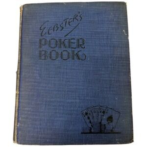 Webster's Poker Book Glorifying Americas Favorite Game 1925 Simon Schuster‎
